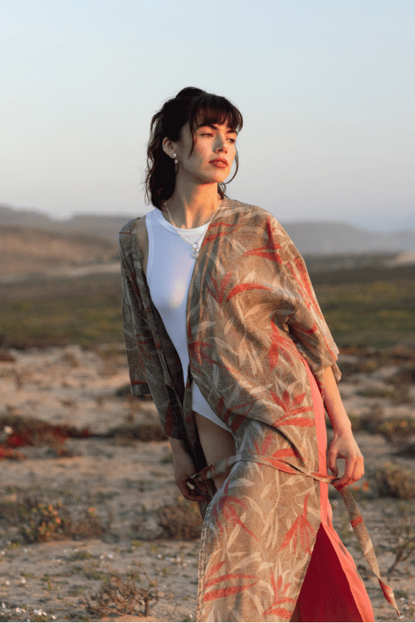 Kimono Vestido Manantial - PAULAMAR - Vestido