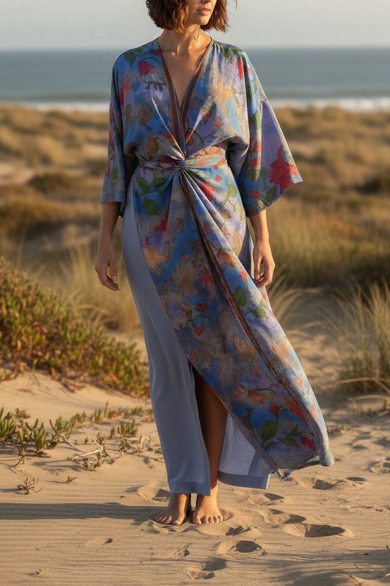 Kimono Vestido Manantial - PAULAMAR - Vestido