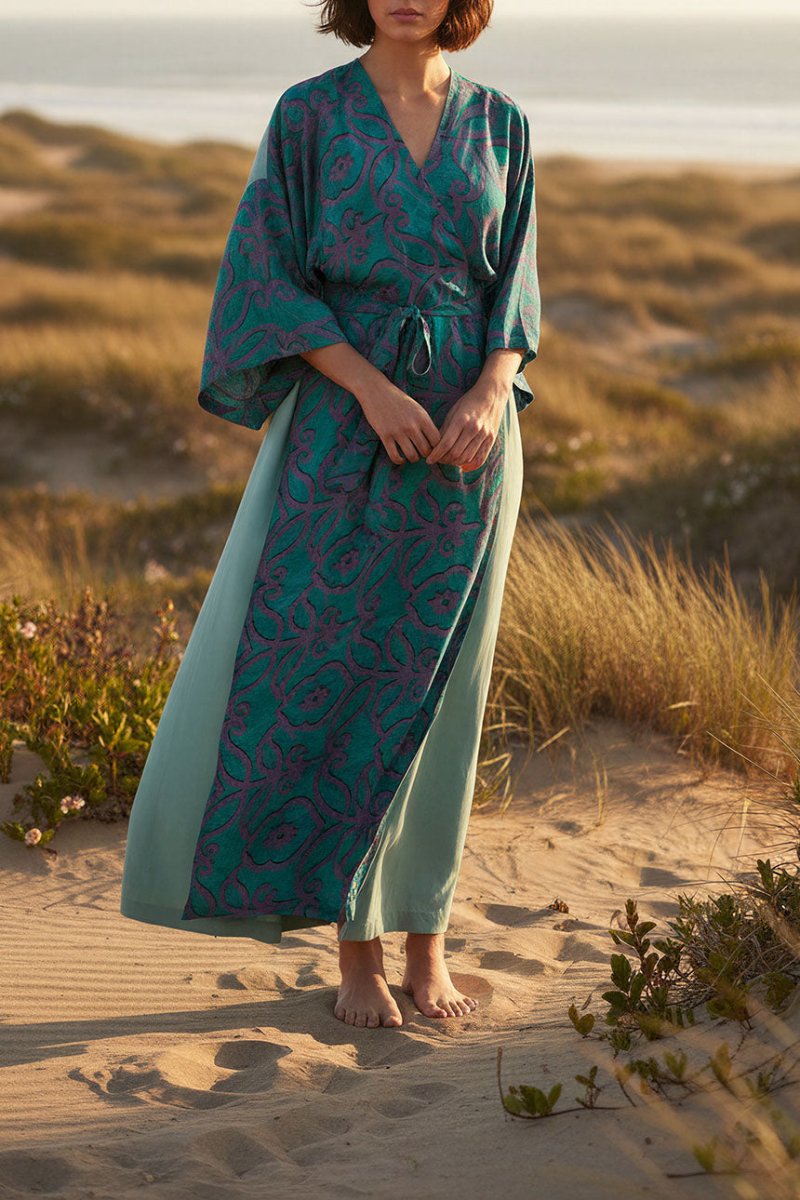 Kimono Vestido Manantial - PAULAMAR - Vestido