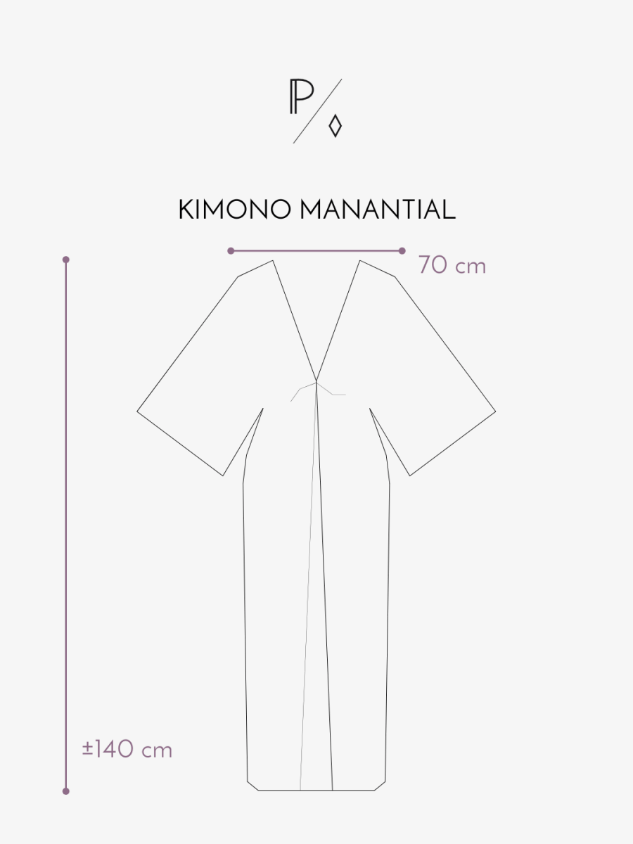 Kimono Vestido Manantial - PAULAMAR - Vestido