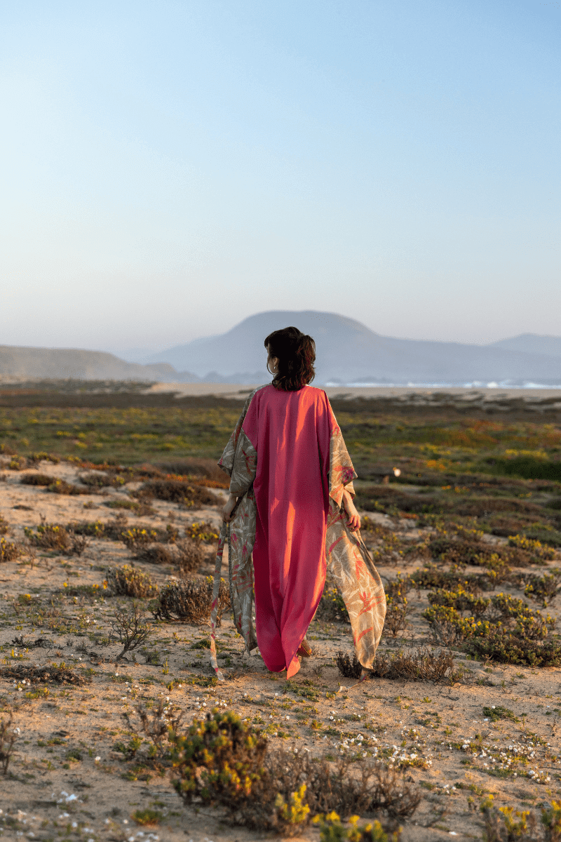 Kimono Vestido Manantial - PAULAMAR - Vestido