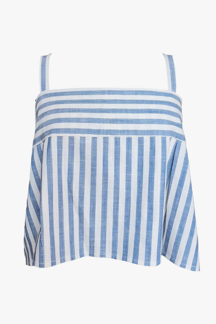Top Ladera Algodón a Rayas