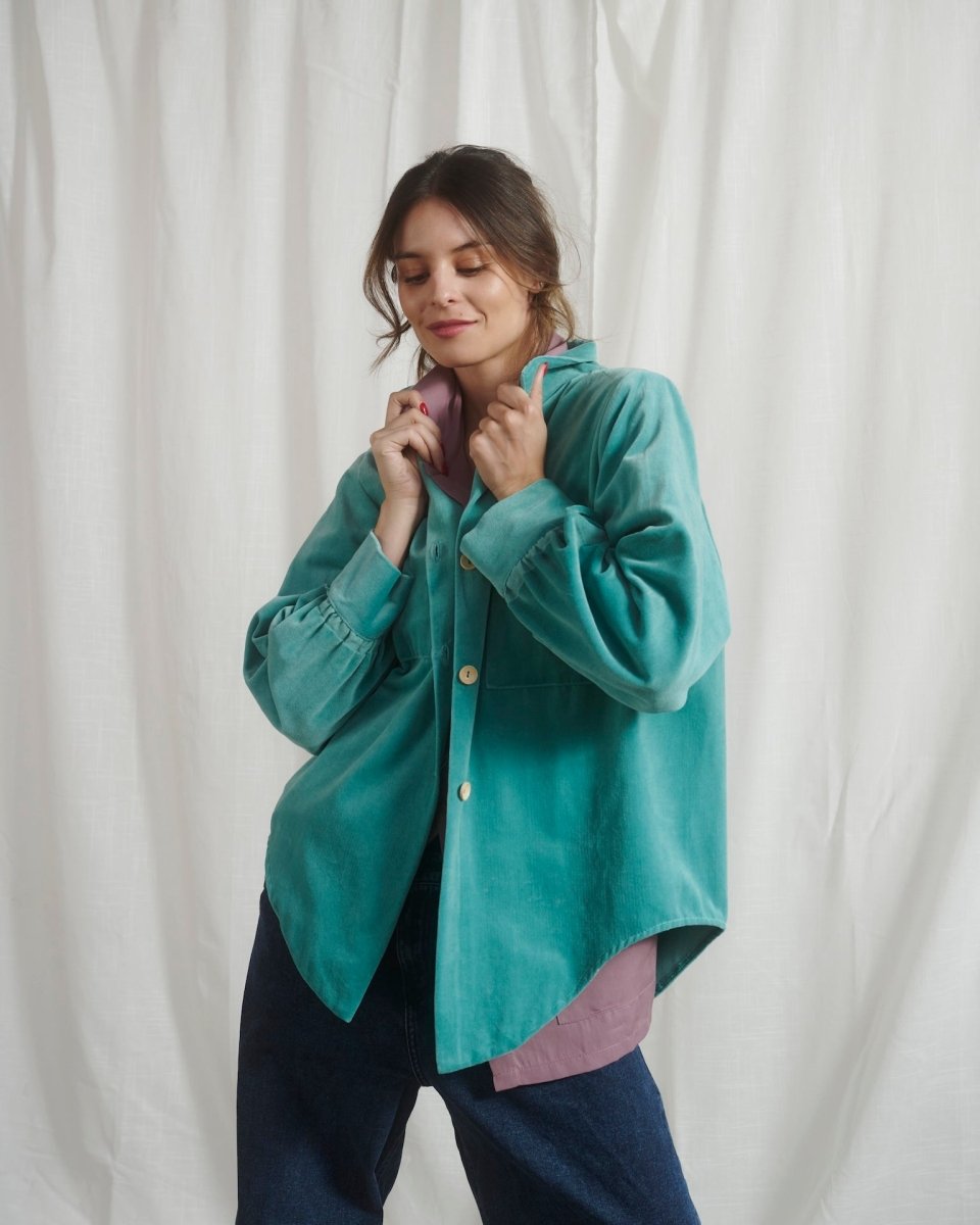 Leñadora Terciopelo - PAULAMAR - Sobrecamisa