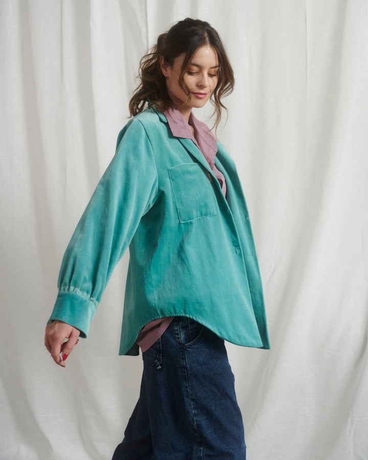 Leñadora Terciopelo - PAULAMAR - Sobrecamisa