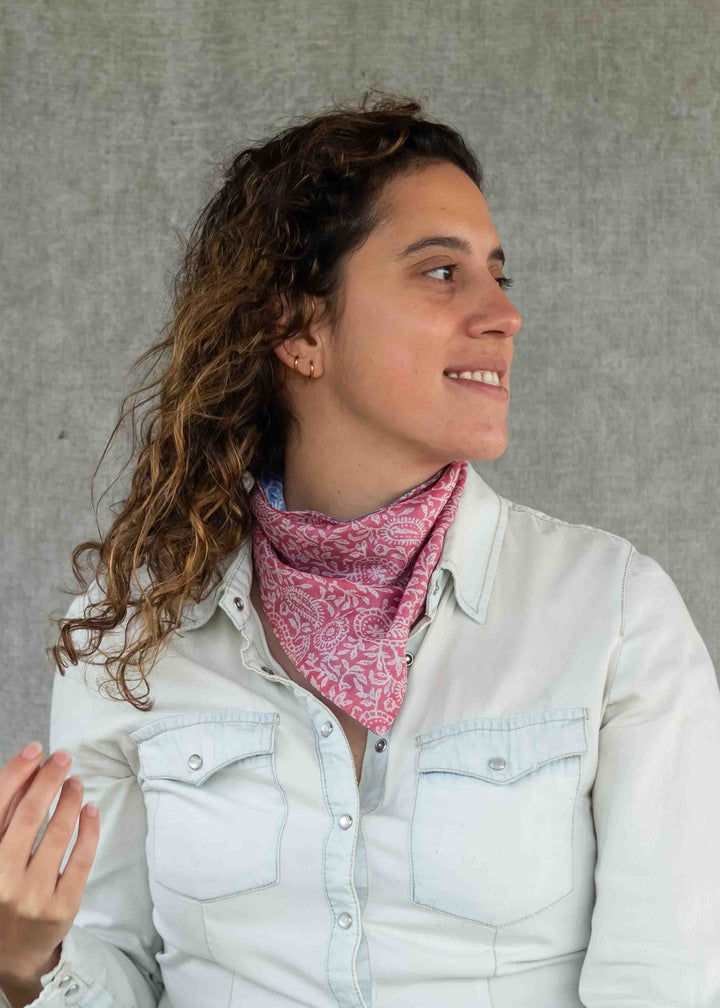Reversible Silk Scarf