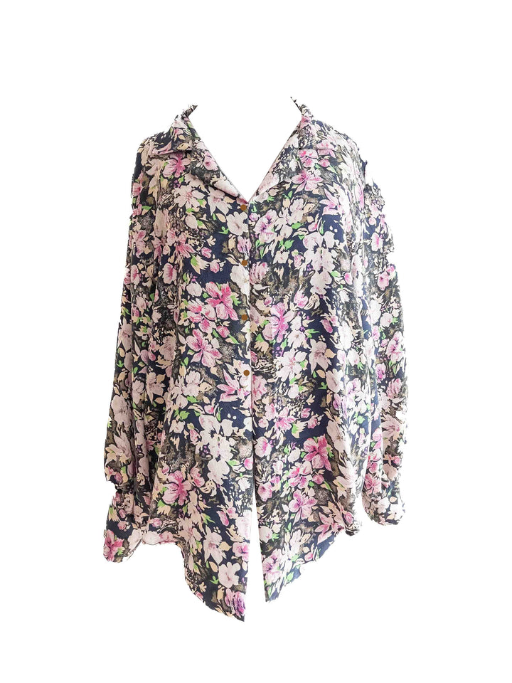 Blusón Camisero Seda