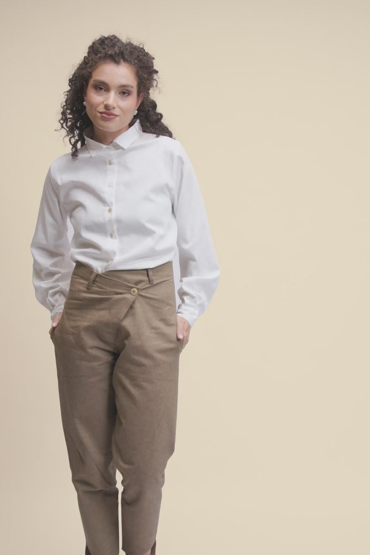 CAMISA ALGODÓN ORGÁNICO BLANCO