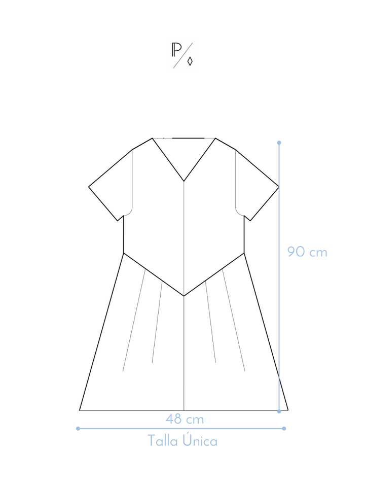 SAMPLE - Vestido Nena Corto TENCEL™ - PAULAMAR - Vestido Corto