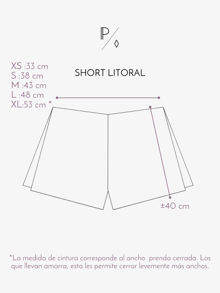 Short Litoral Lino - PAULAMAR - Short