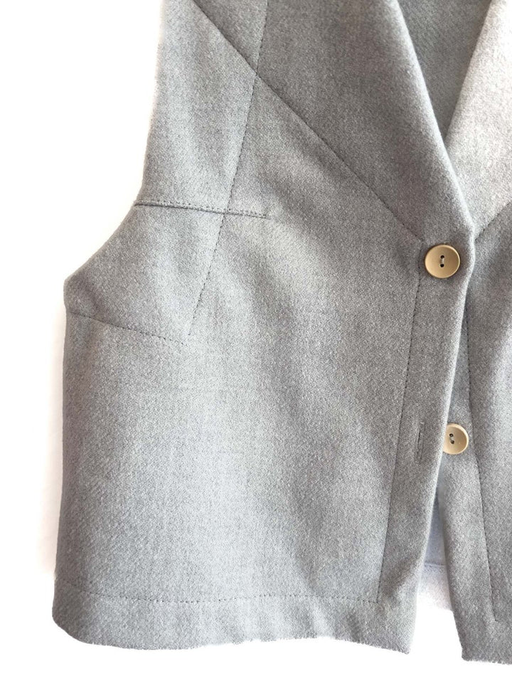 Vest Papel 100% Lana - PAULAMAR - Vest