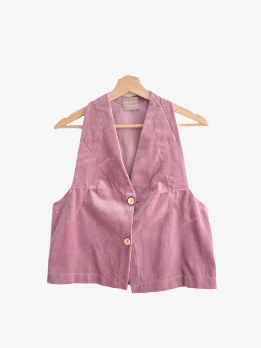Vest Papel 100% Terciopelo Algodón Orgánico - PAULAMAR - Vest