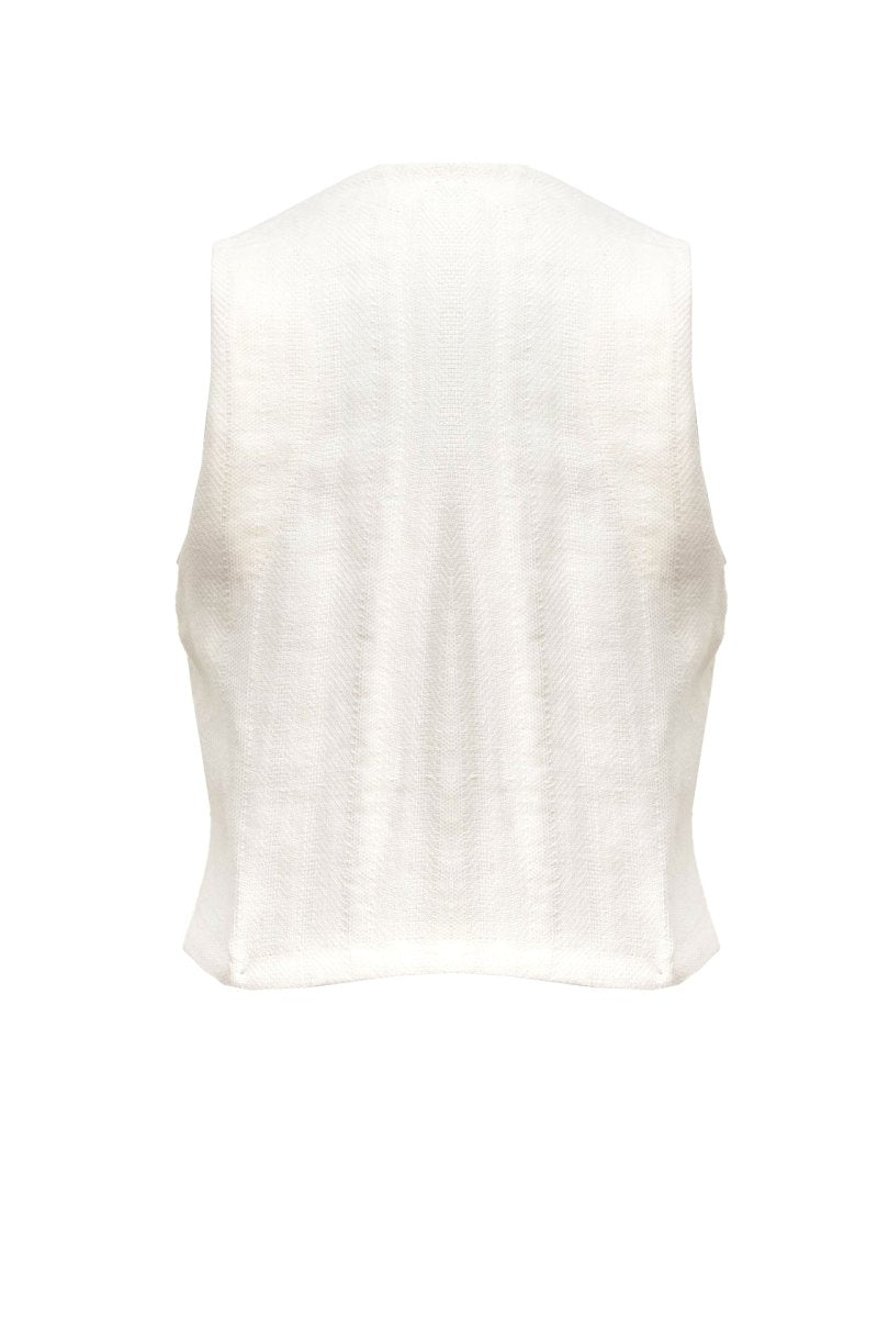 Vest Trama Lino - PAULAMAR - Vest