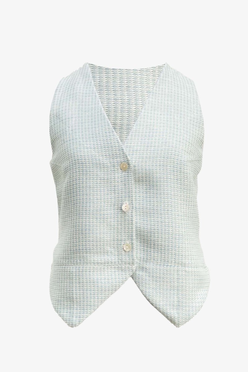Vest Trama Lino - PAULAMAR - Vest