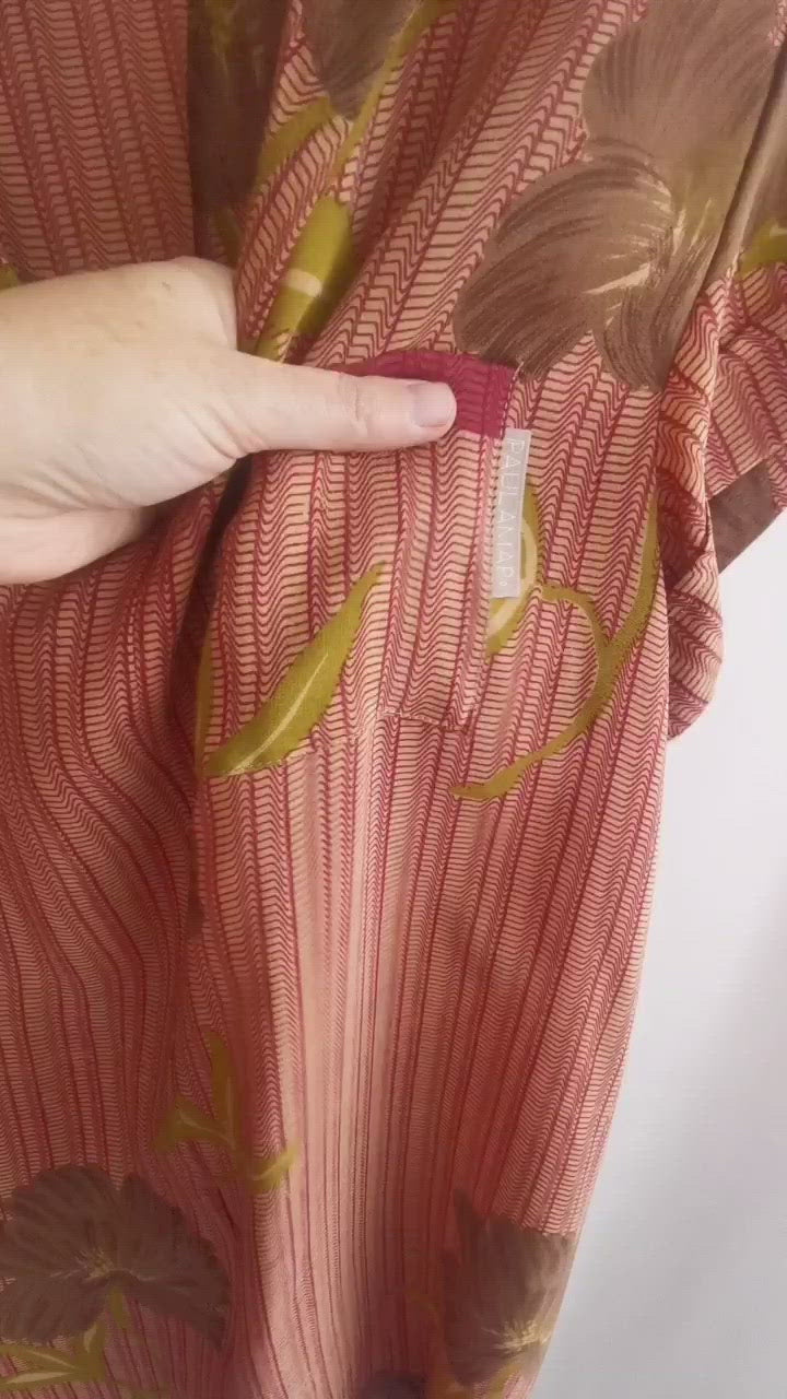 Vestido Camisero Seda Talla S