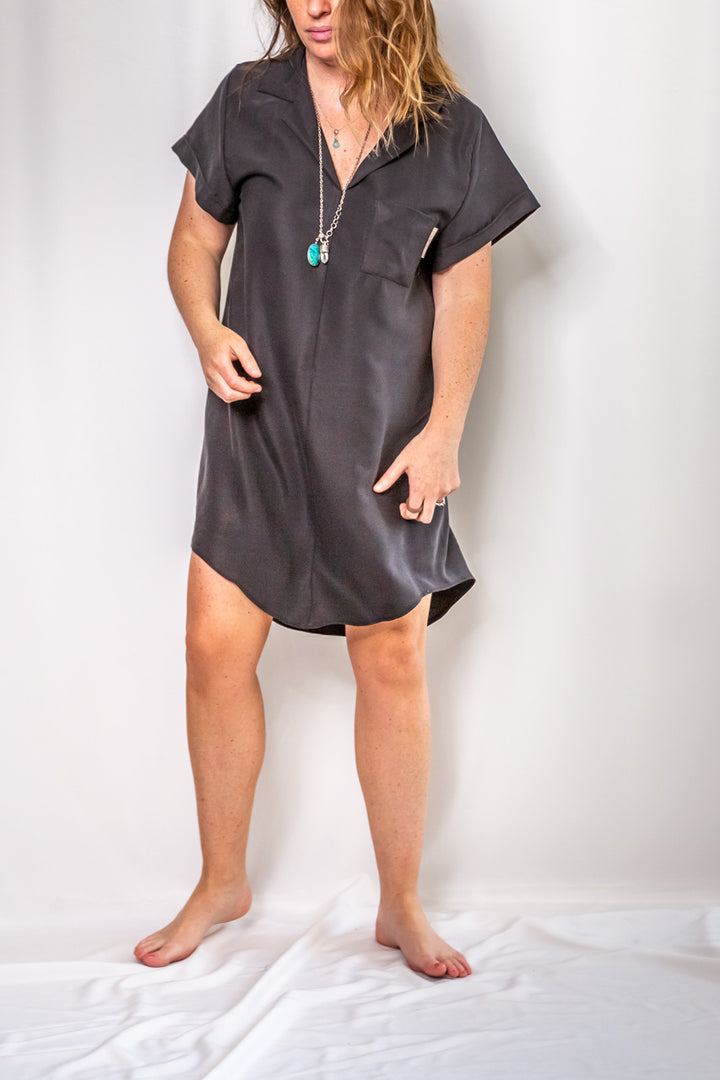 Vestido Camisero Tencel Talla S