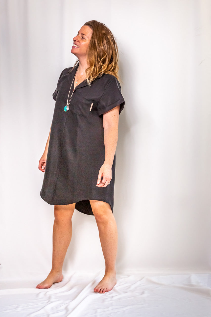 Vestido Camisero Tencel Talla S