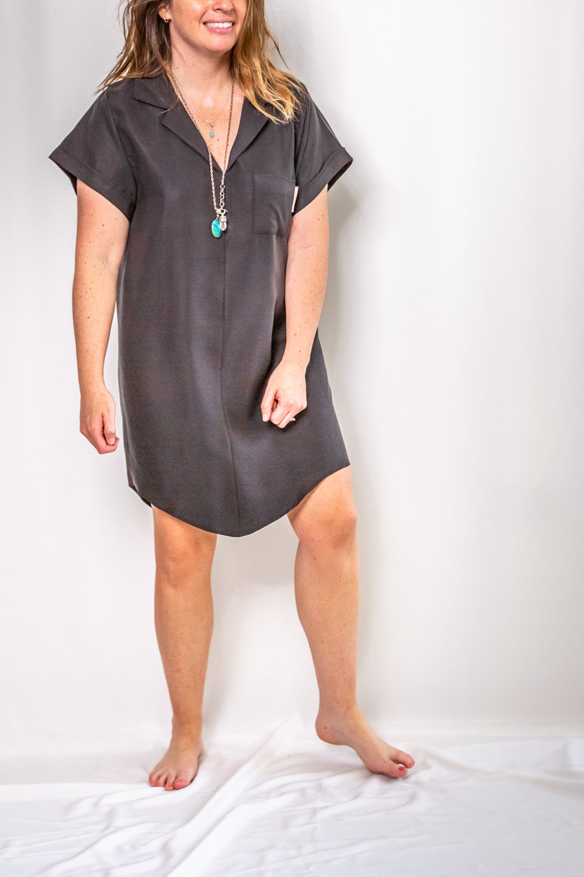 Vestido Camisero Tencel Talla S