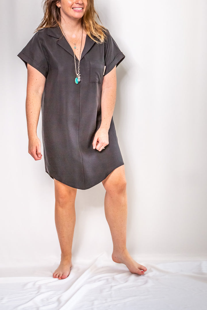 Vestido Camisero Tencel Talla S