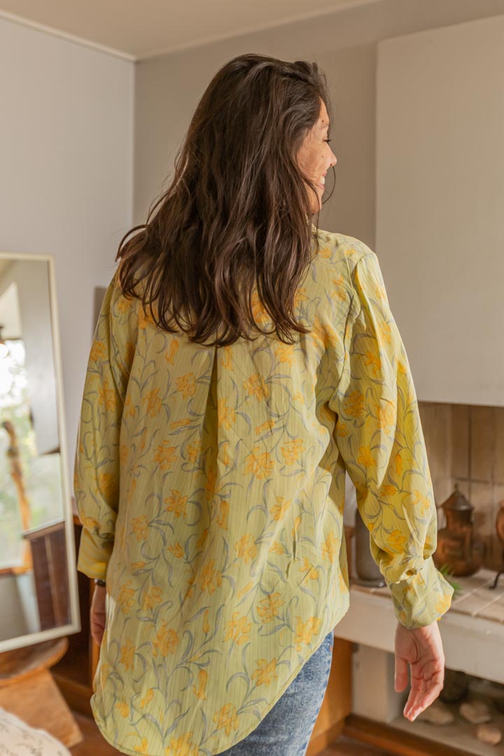 Blusón Camisero Seda