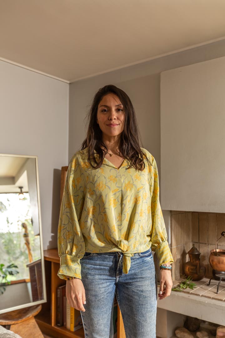 Blusón Camisero Seda