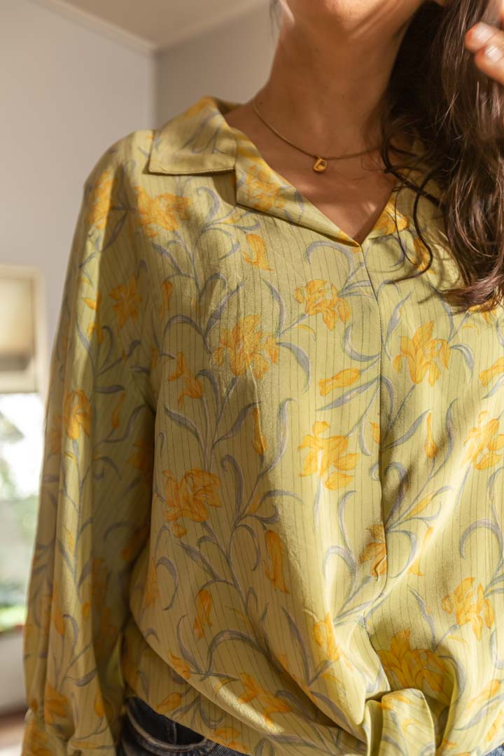 Blusón Camisero Seda