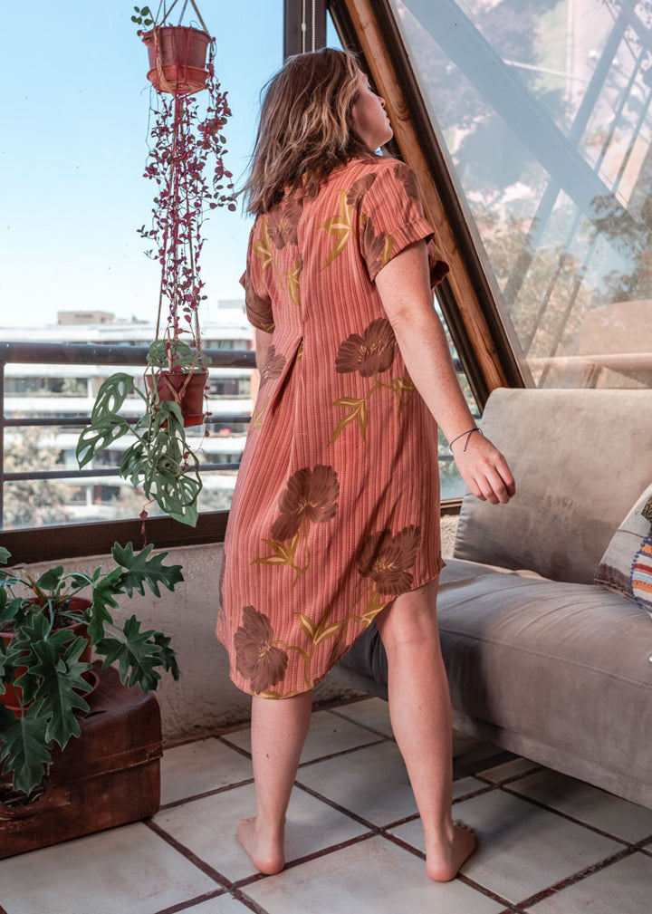 Vestido Camisero Seda Talla S