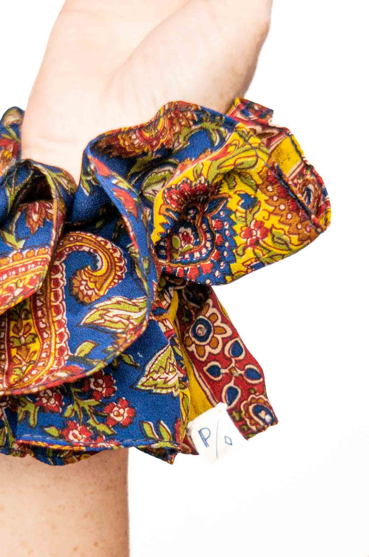 Colet Dalia Seda Azul