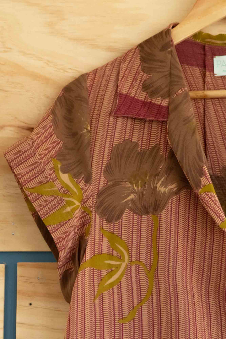 Vestido Camisero Seda Talla S