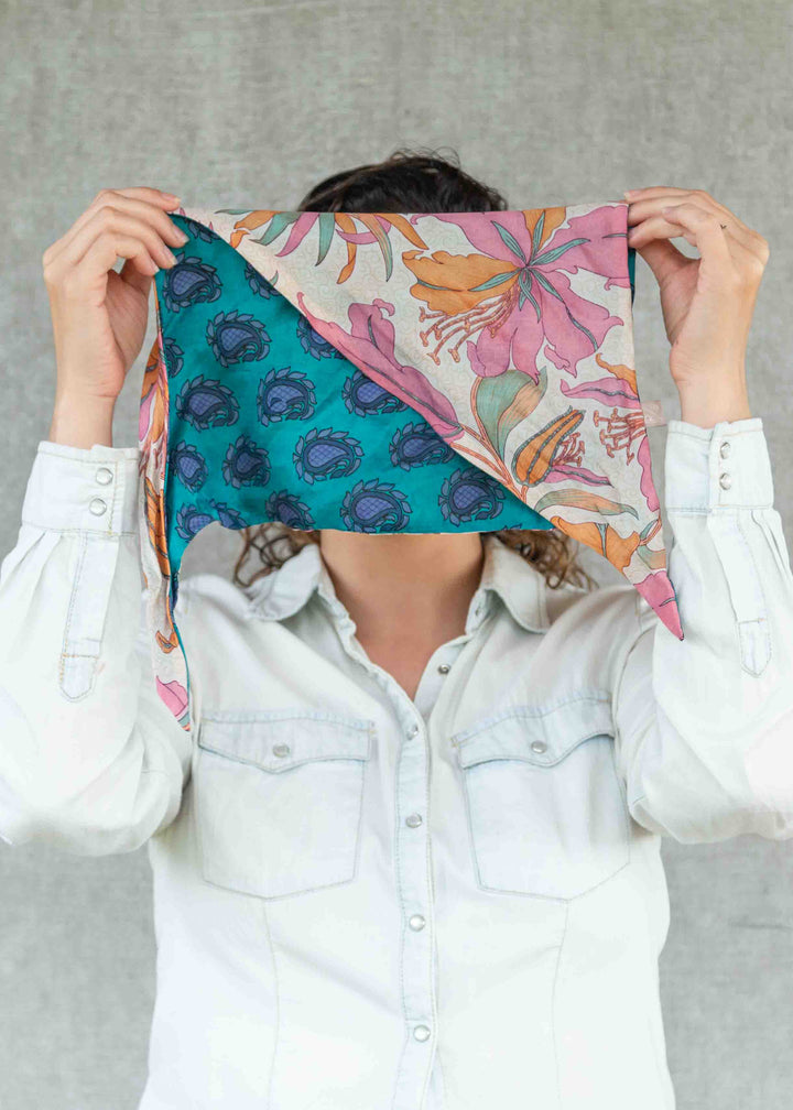 Reversible Silk Scarf