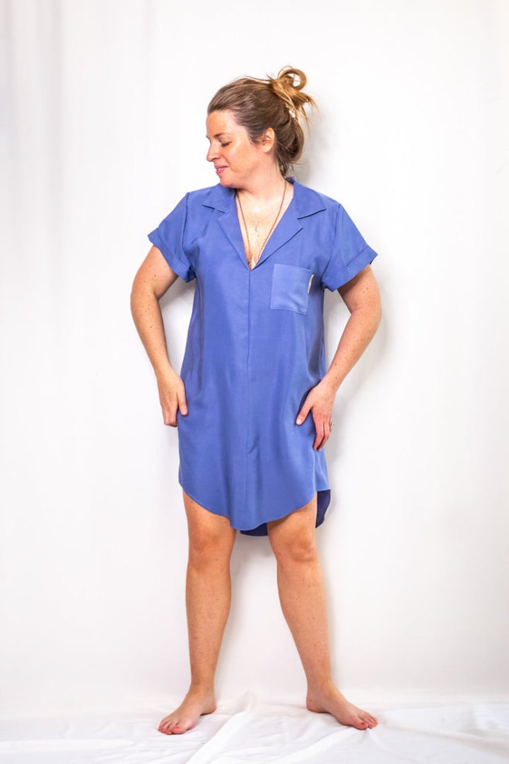 SAMPLE - Vestido Camisero TENCEL™ - PAULAMAR - Vestido Corto