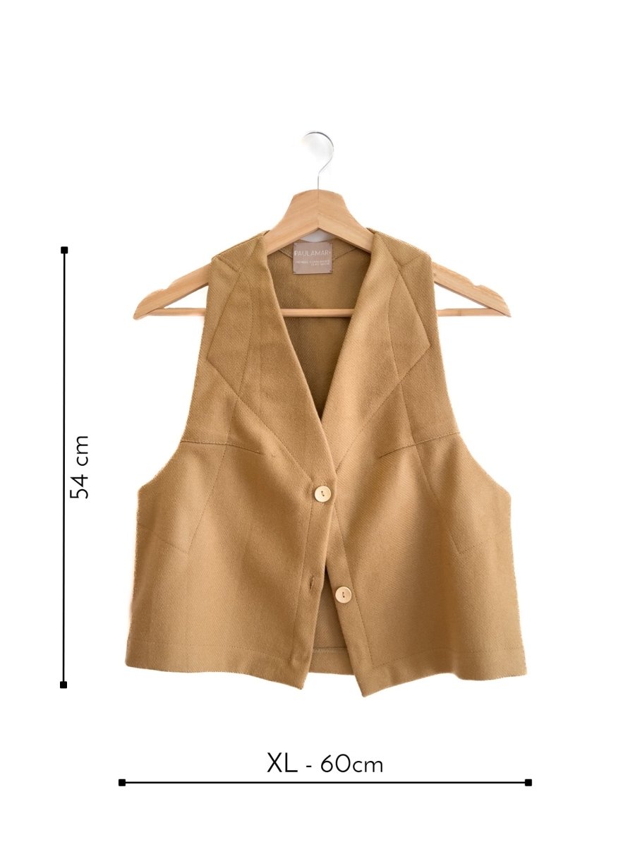 Vest Papel 100% Lana - PAULAMAR - Vest