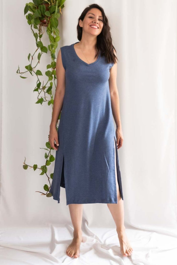 Vestido Paperplane Algodón Orgánico - PAULAMAR - Vestido largo