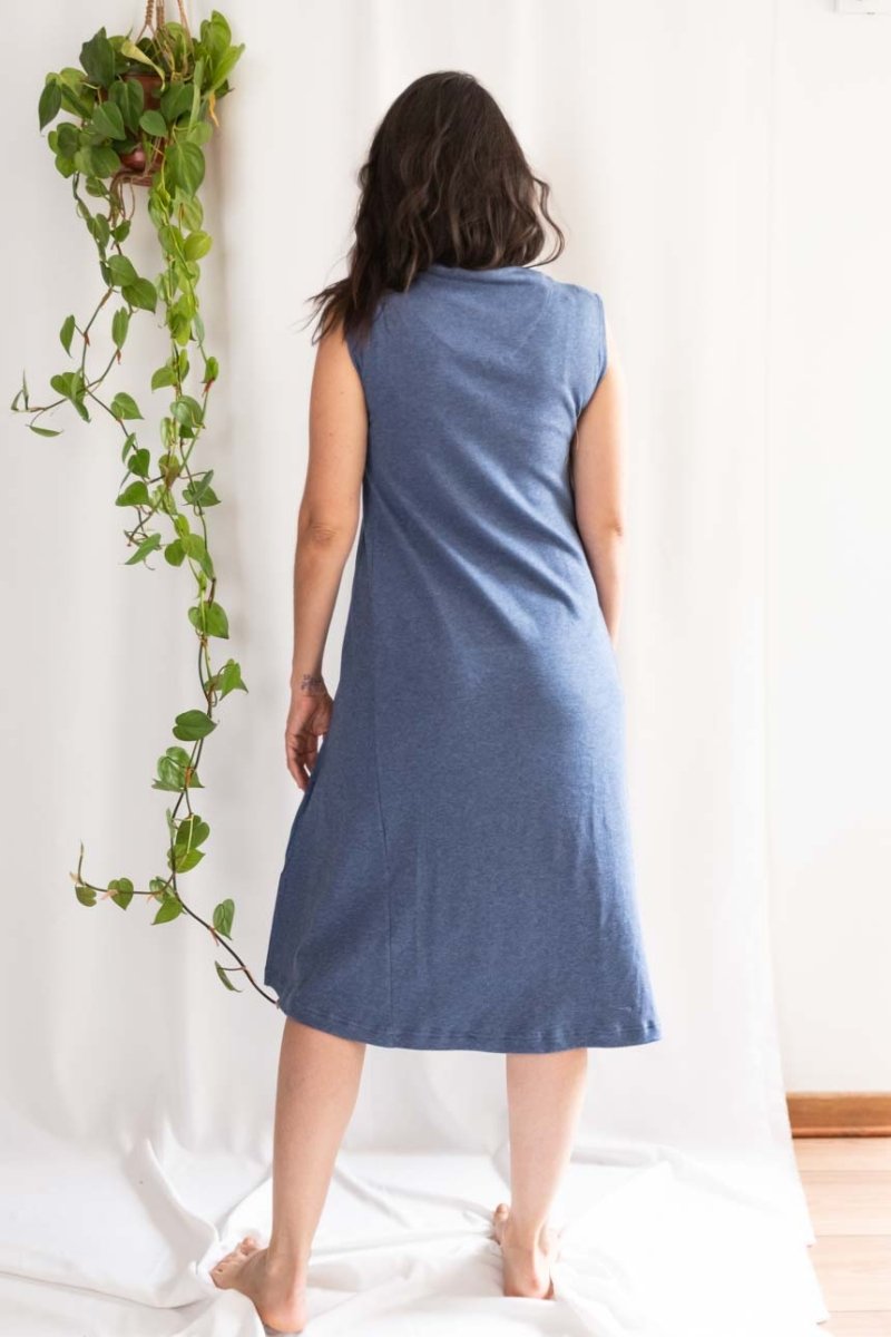 Vestido Paperplane Algodón Orgánico - PAULAMAR - Vestido largo